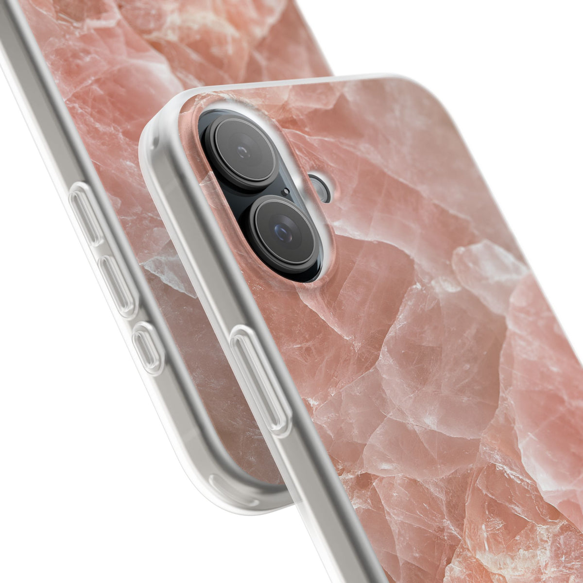 Rose Quartz Facet · Lite Phone Case for iPhone ·  Pink