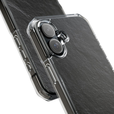 Black Impact MagSafe Phone Case for iPhone - Raw Obsidian Slate