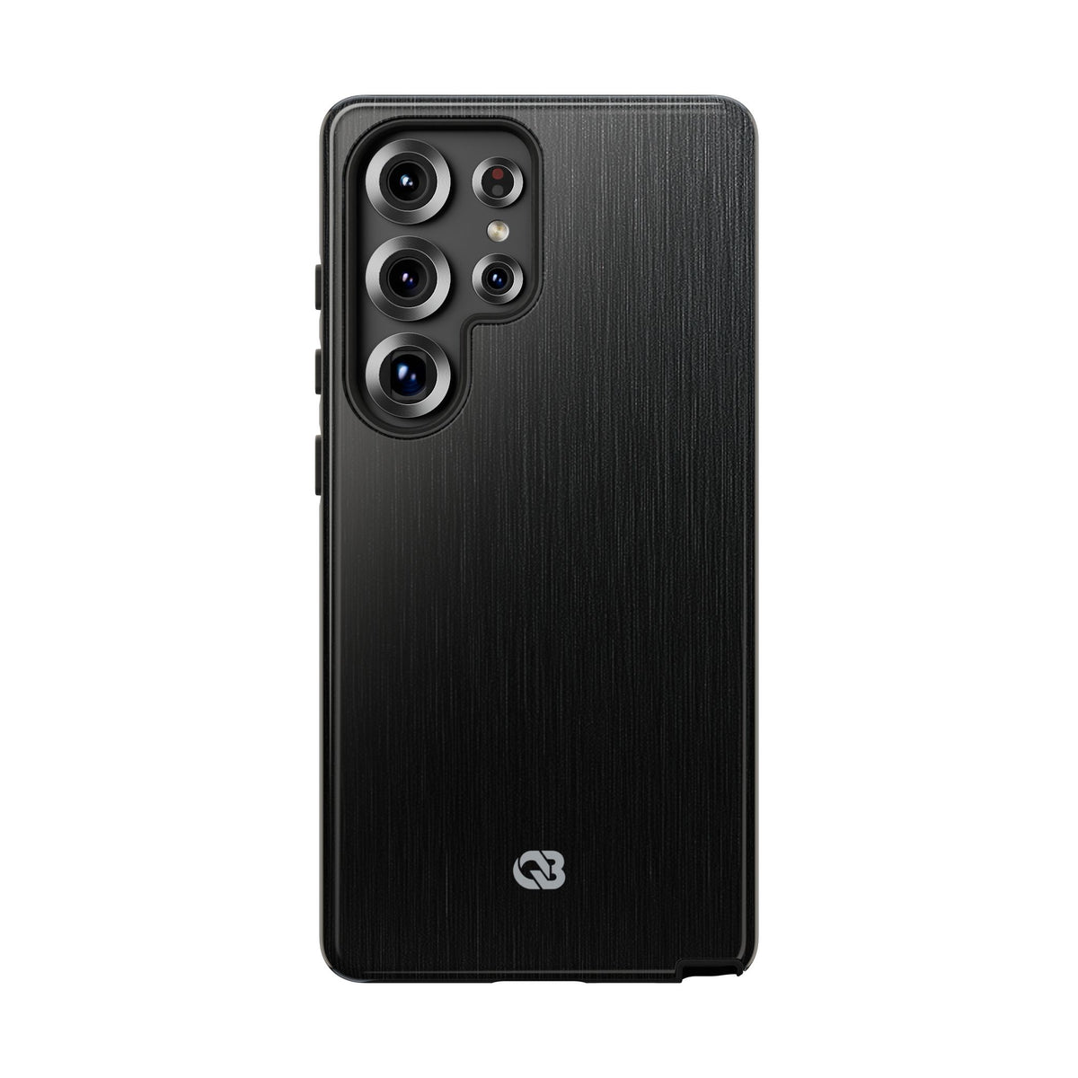 Obsidian Brushed Steel · Tough Phone Case for Samsung · Black
