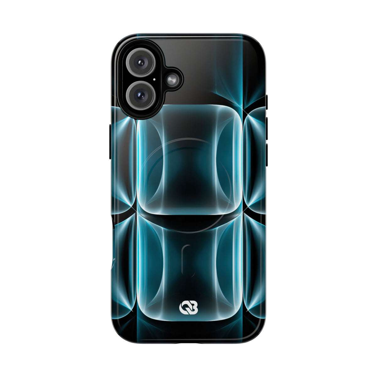 Cyan Core Matrix · Tough 2.0 Magnetic Phone Case for iPhone · Blue