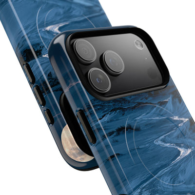 Arctic Moon Drift · Tough 2.0 Magnetic Phone Case for iPhone · Blue