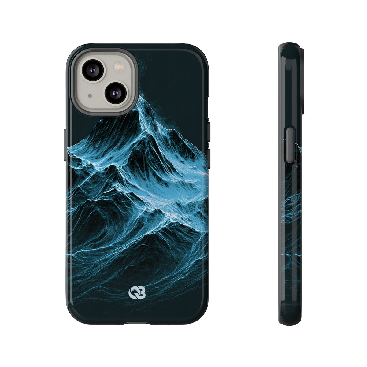 Nordic Frost Peak · Tough Phone Case for iPhone · Blue