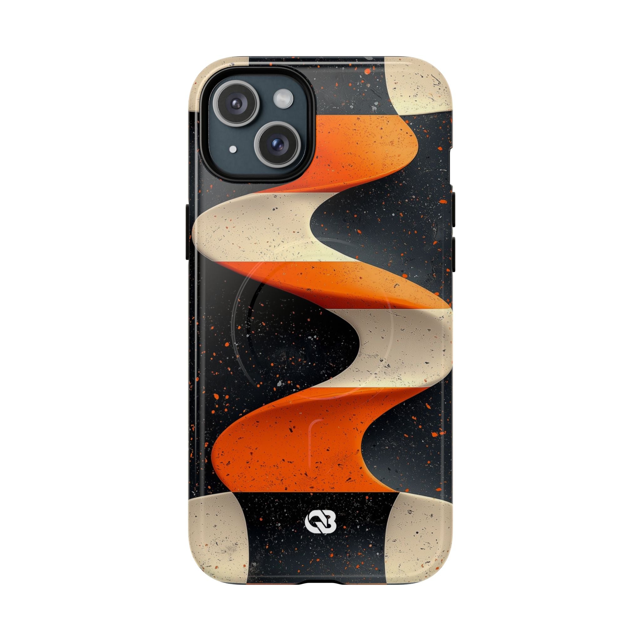 Orange Grit Twist · Tough+ Phone Case for iPhone · Magsafe