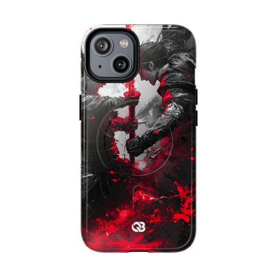 Shattered Crimson Duel · Tough+ Phone Case for iPhone · Magsafe