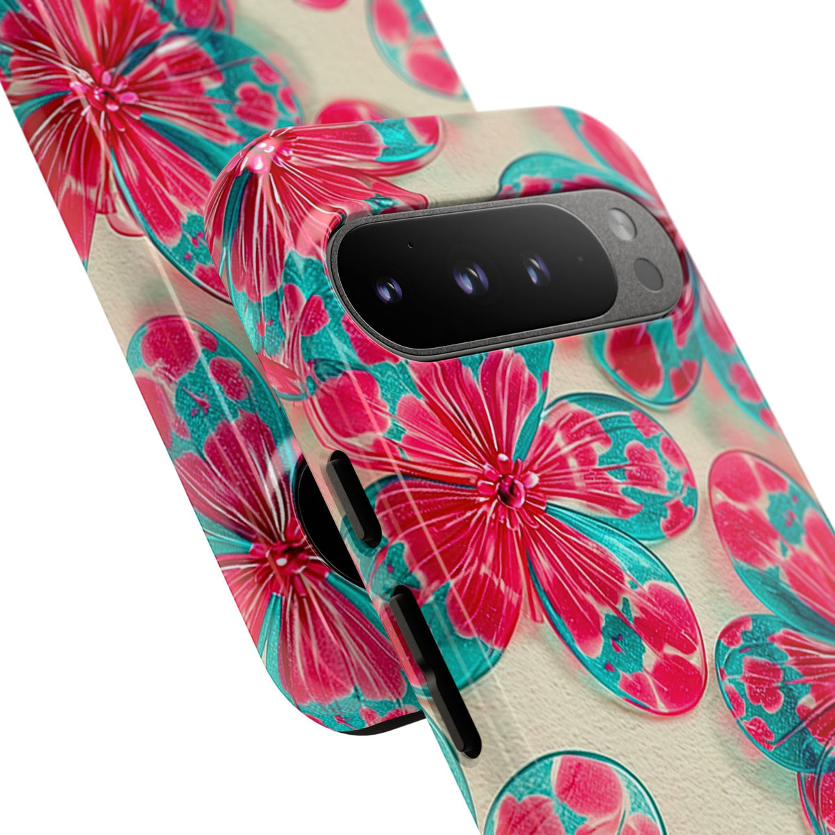 Lucite Jelly Bloom · Tough Phone Case for Pixel ·  Pink