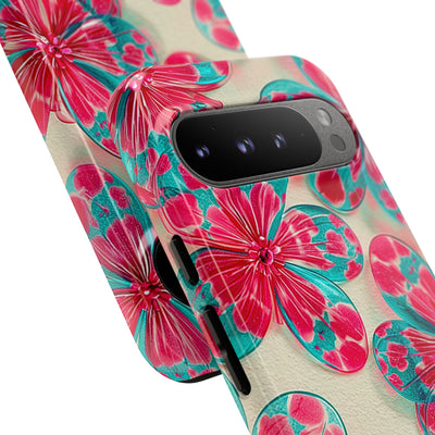 Lucite Jelly Bloom · Tough Phone Case for Pixel ·  Pink