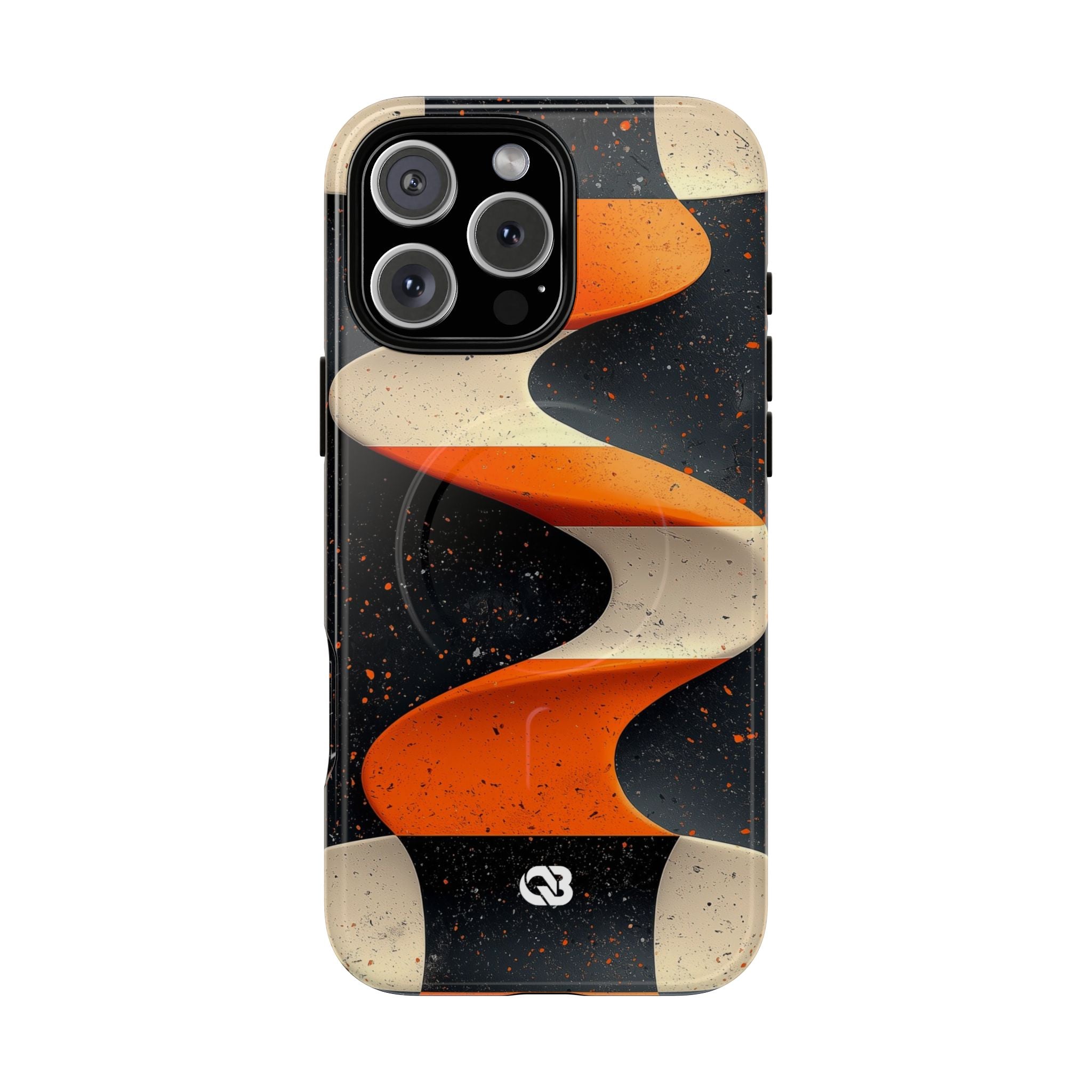 Orange Grit Twist · Tough+ Phone Case for iPhone · Magsafe