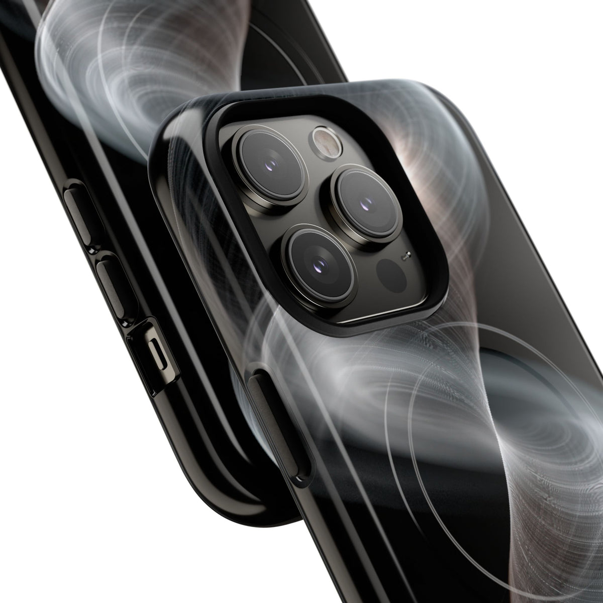 Luminous Vortex · Tough 2.0 Magnetic Phone Case for iPhone · Black
