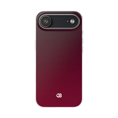 Red Lite Phone Case for iPhone - Deep Sangria Gradient