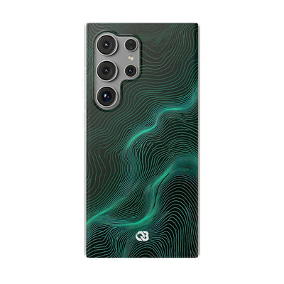 Emerald Topo Ridge · Lite Phone Case for Samsung · Green