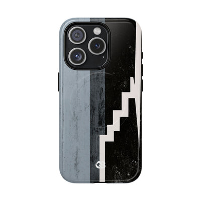 Grey Tough 2.0 Magsafe Phone Case for iPhone - Industrial Concrete Void