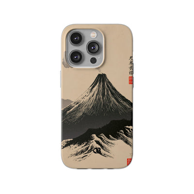 Beige Lite Phone Case for iPhone - Obsidian Ink Summit