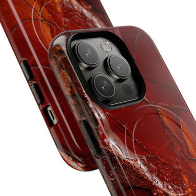 Amber Embrace · Tough 2.0 Magnetic Phone Case for iPhone · Brown