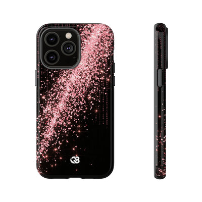 Rose Digital Cascade · Tough Phone Case for iPhone · Pink