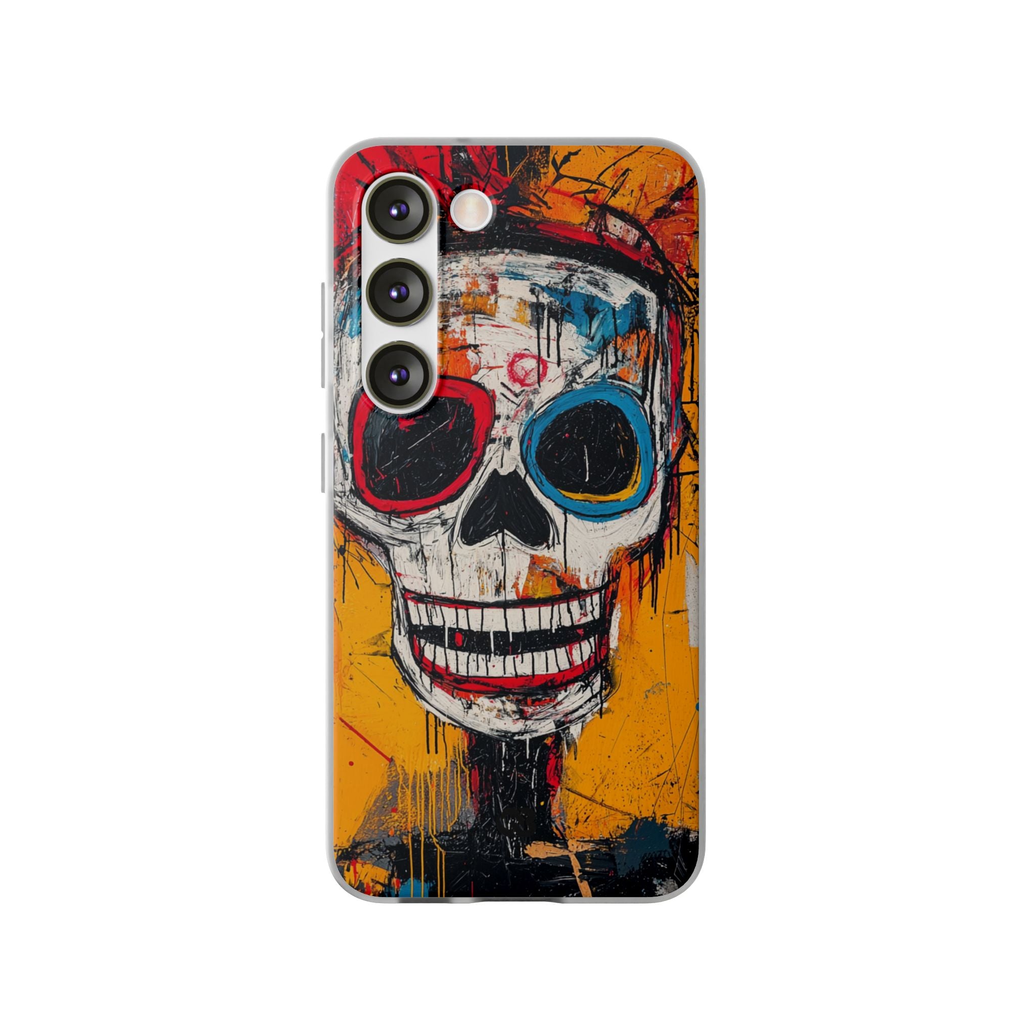 Vivid Graffiti Skull · Soft Coque de téléphone pour Samsung