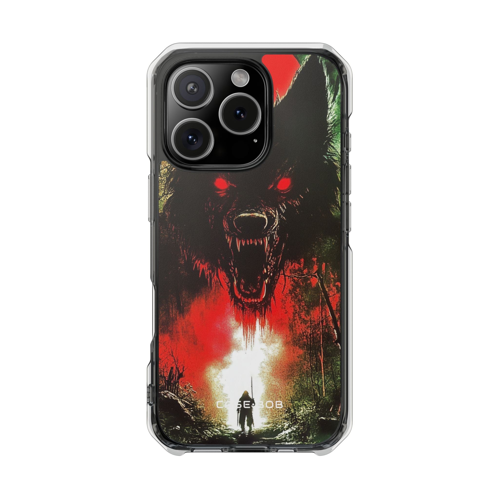 Crimson Wolf iPhone 16 Pro Case - Impact