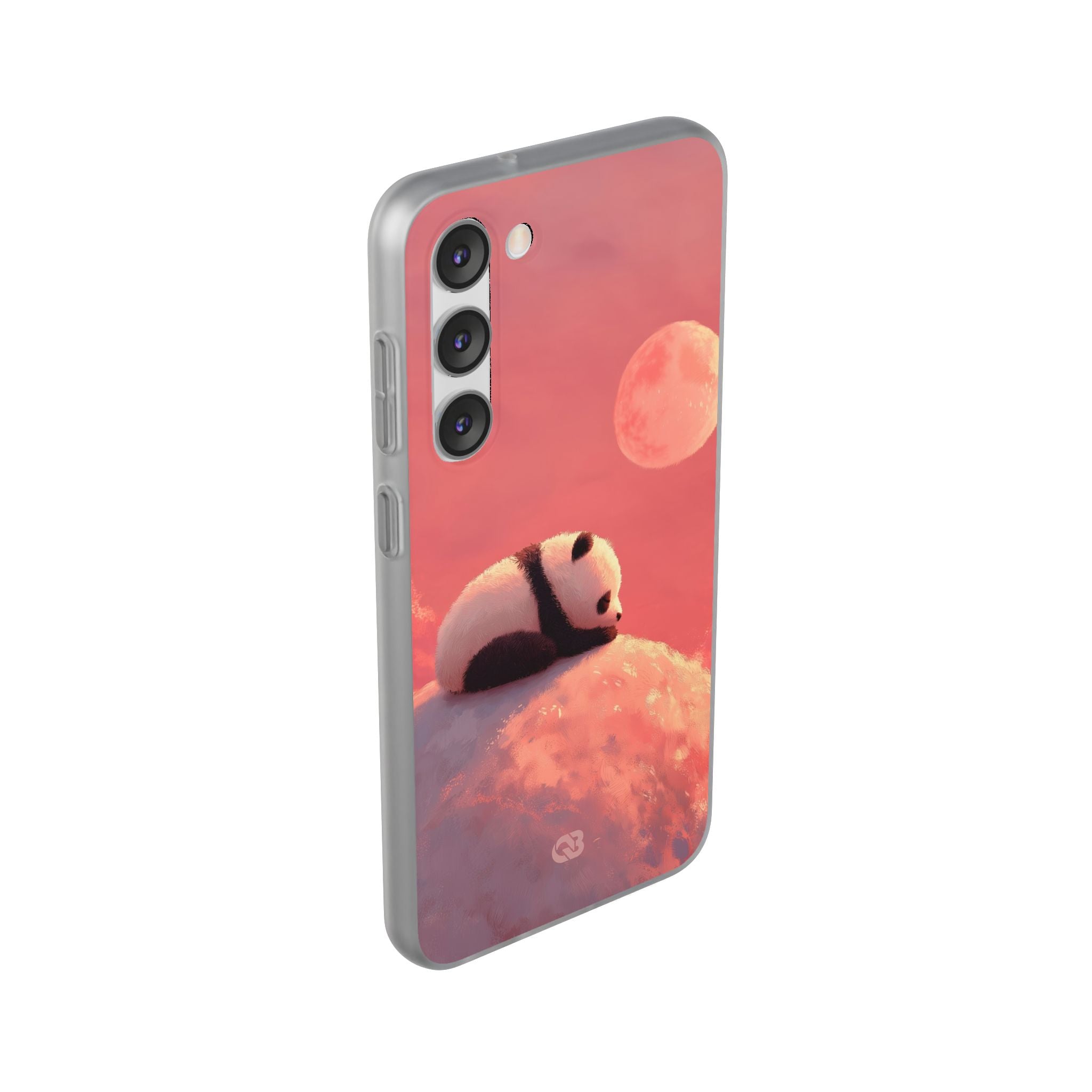Rose Moon Panda · Soft Phone Case for Samsung