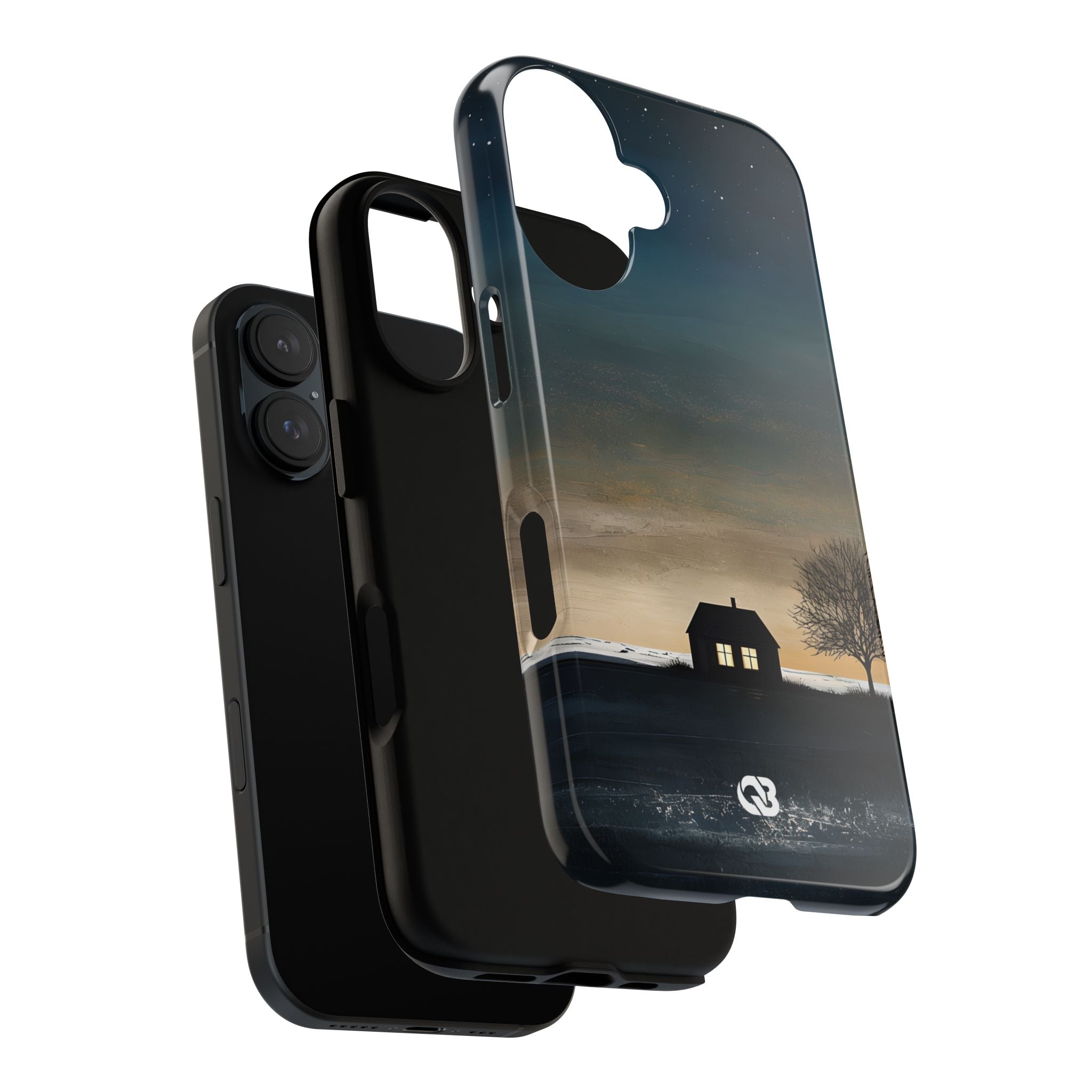 Midnight Cabin Glow · Tough Hoesje voor iPhone