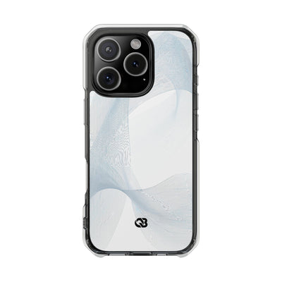 White Impact MagSafe Phone Case for iPhone - Arctic Line Current