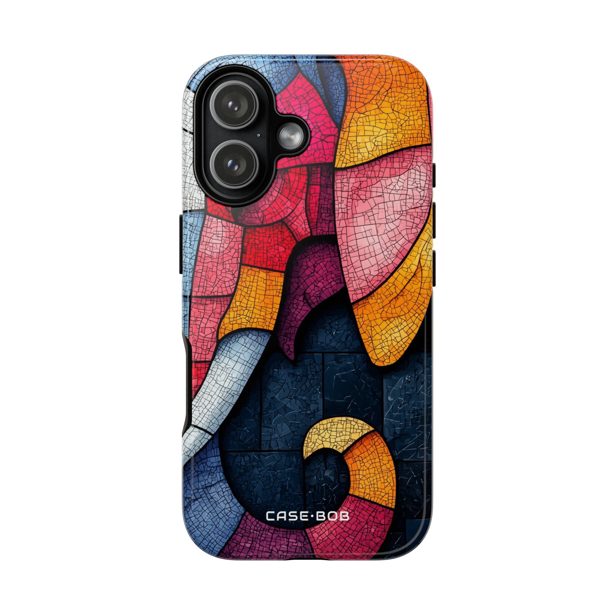 Elephant Mosaic iPhone 17 Case - Tough - CASE•BOB