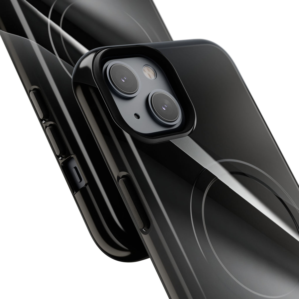 Obsidian Ridge · Tough 2.0 Magnetic Phone Case for iPhone · Black