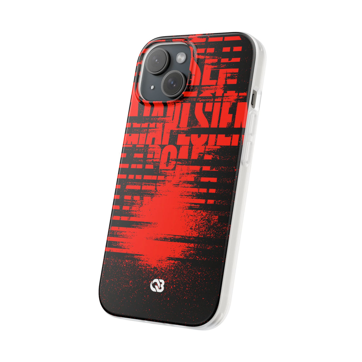 Crimson Redaction · Lite Phone Case for iPhone ·  Black