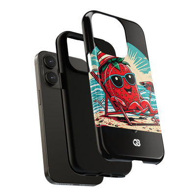 Retro Coastal Berry · Tough+ Hoesje voor iPhone · Magsafe