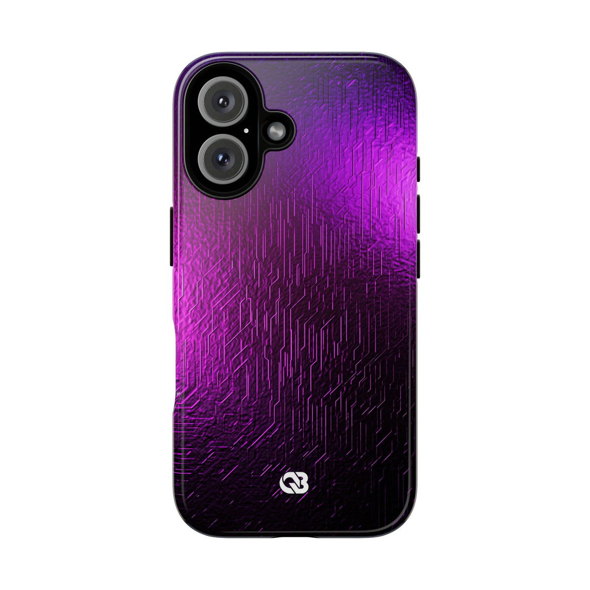 Violet Cyber Circuit · Tough Phone Case for iPhone · Purple