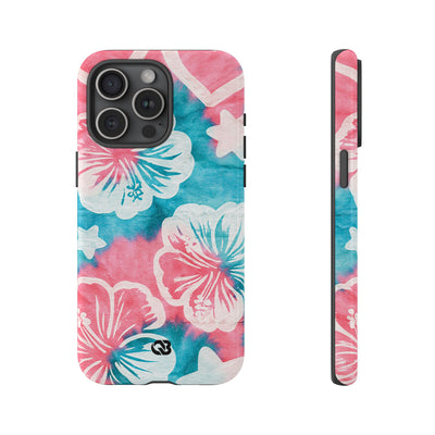Tropical Hibiscus Bloom · Tough Phone Case for iPhone · Teal