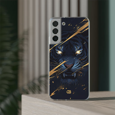 Obsidian Gold Predator · Soft Phone Case for Samsung