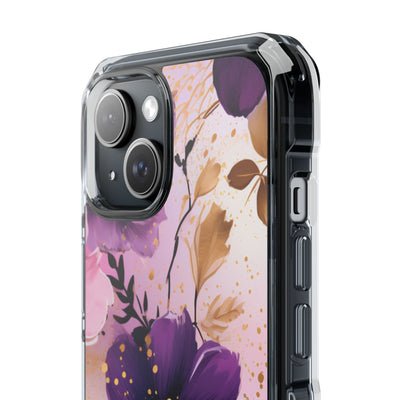 Gilded Violet Bloom · Impact Custodia per iPhone · Magsafe