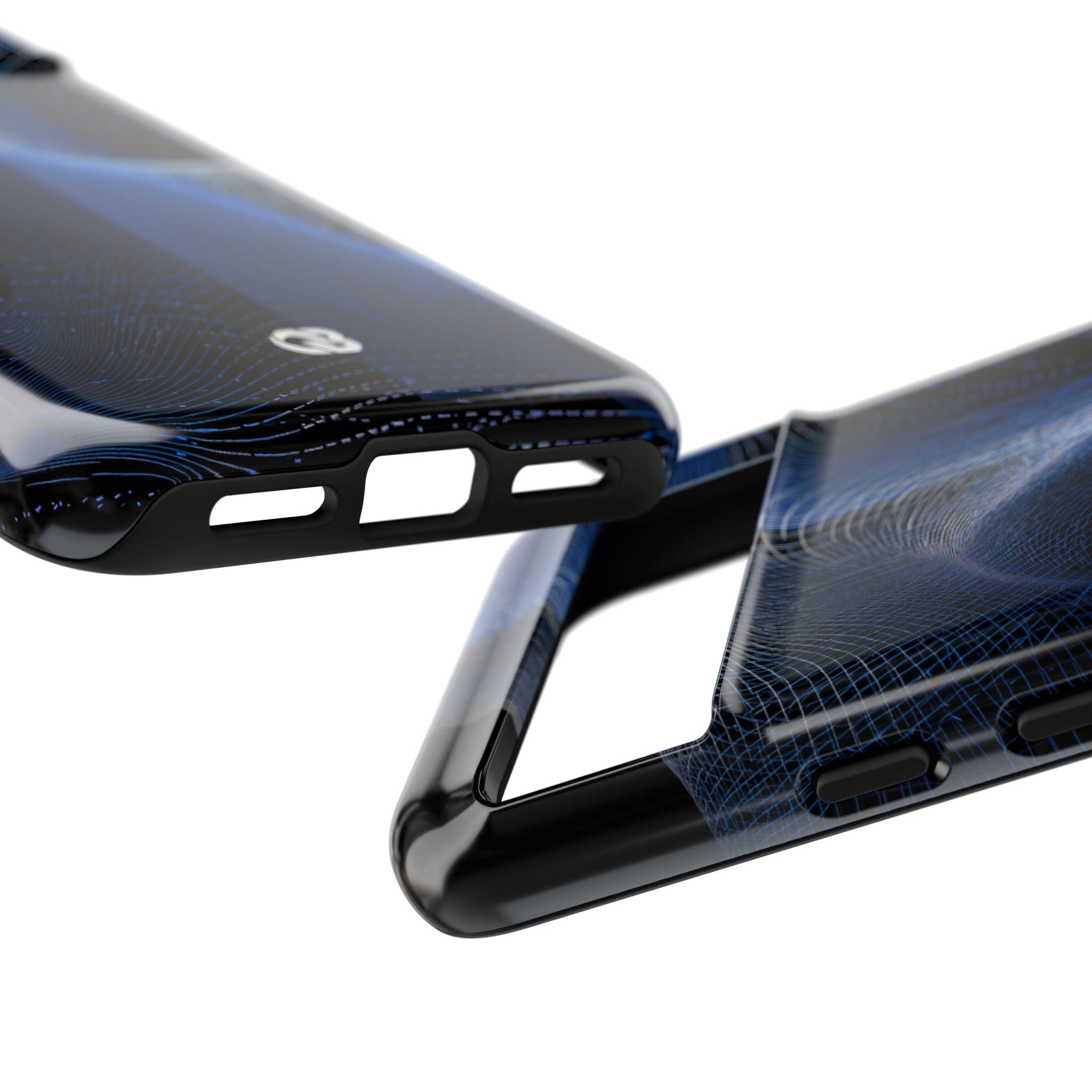 Blue Tough Phone Case for Google Pixel - Electric Blue Flux