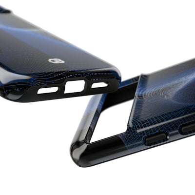 Blue Tough Phone Case for Google Pixel - Electric Blue Flux