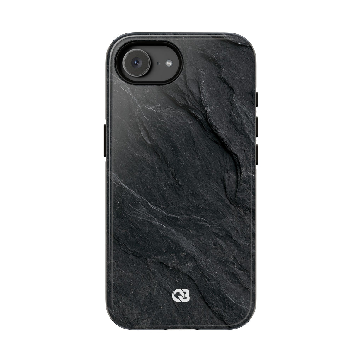Dark Slate Strata · Tough Phone Case for iPhone · Black