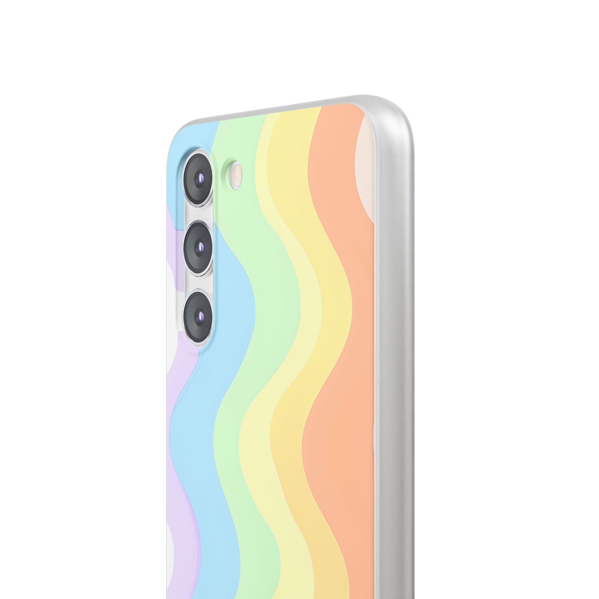 Pastel Ripple Flow · Soft Handyhülle für Samsung