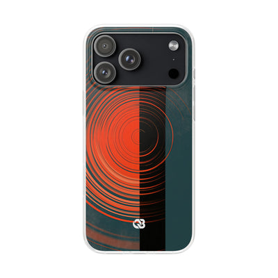 Teal Lite Phone Case for iPhone - Burnt Slate Radial