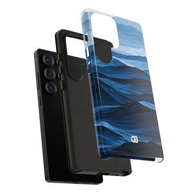 Blue Tough Phone Case for Samsung - Cobalt Ridge Tides