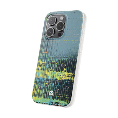 Acid Raster Circuit · Lite Phone Case for iPhone ·  Teal