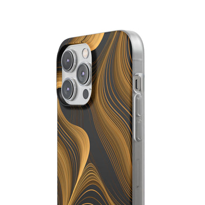 Gold Lite Phone Case for iPhone - Molten Copper Strands