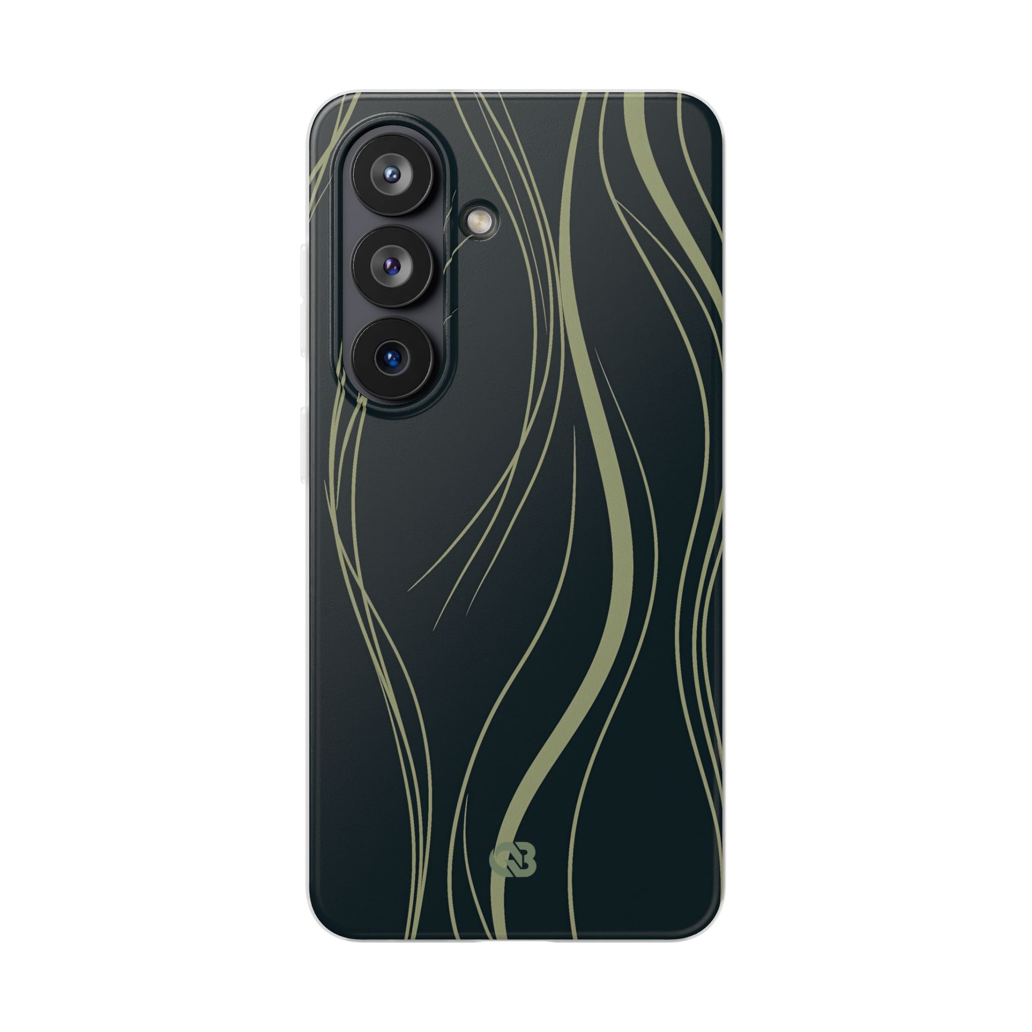 Green Lite Phone Case for Samsung - Obsidian Sage Flow