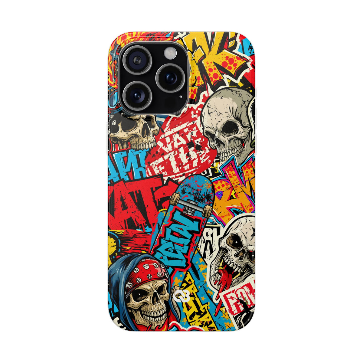 Skate Skull Riot · Lite Phone Case for iPhone ·  Red
