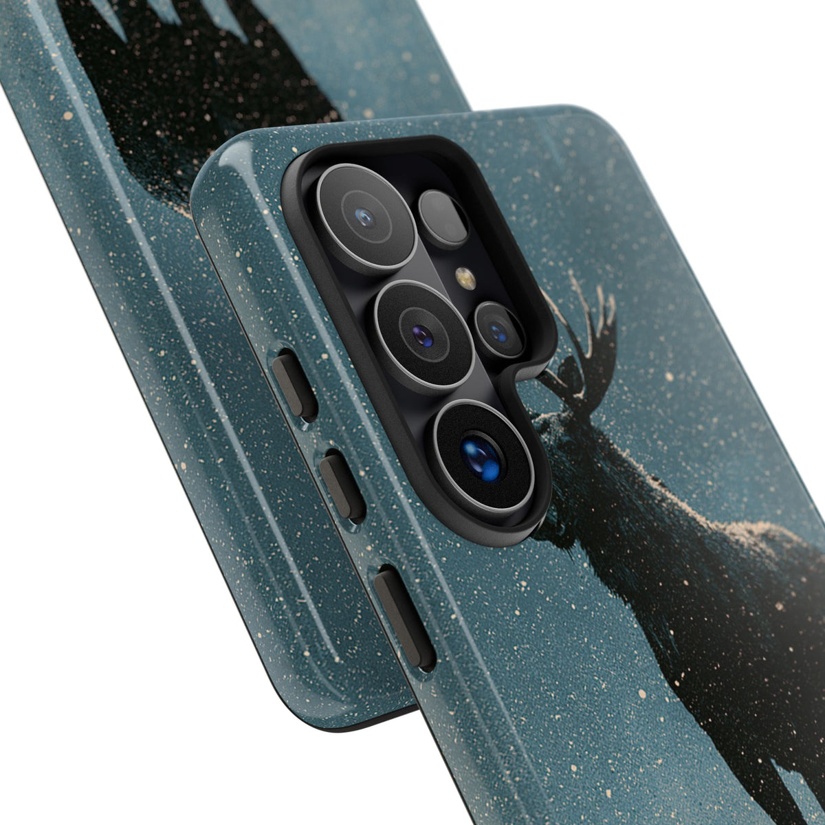 Nordic Boreal Moose · Tough Phone Case for Samsung · Blue