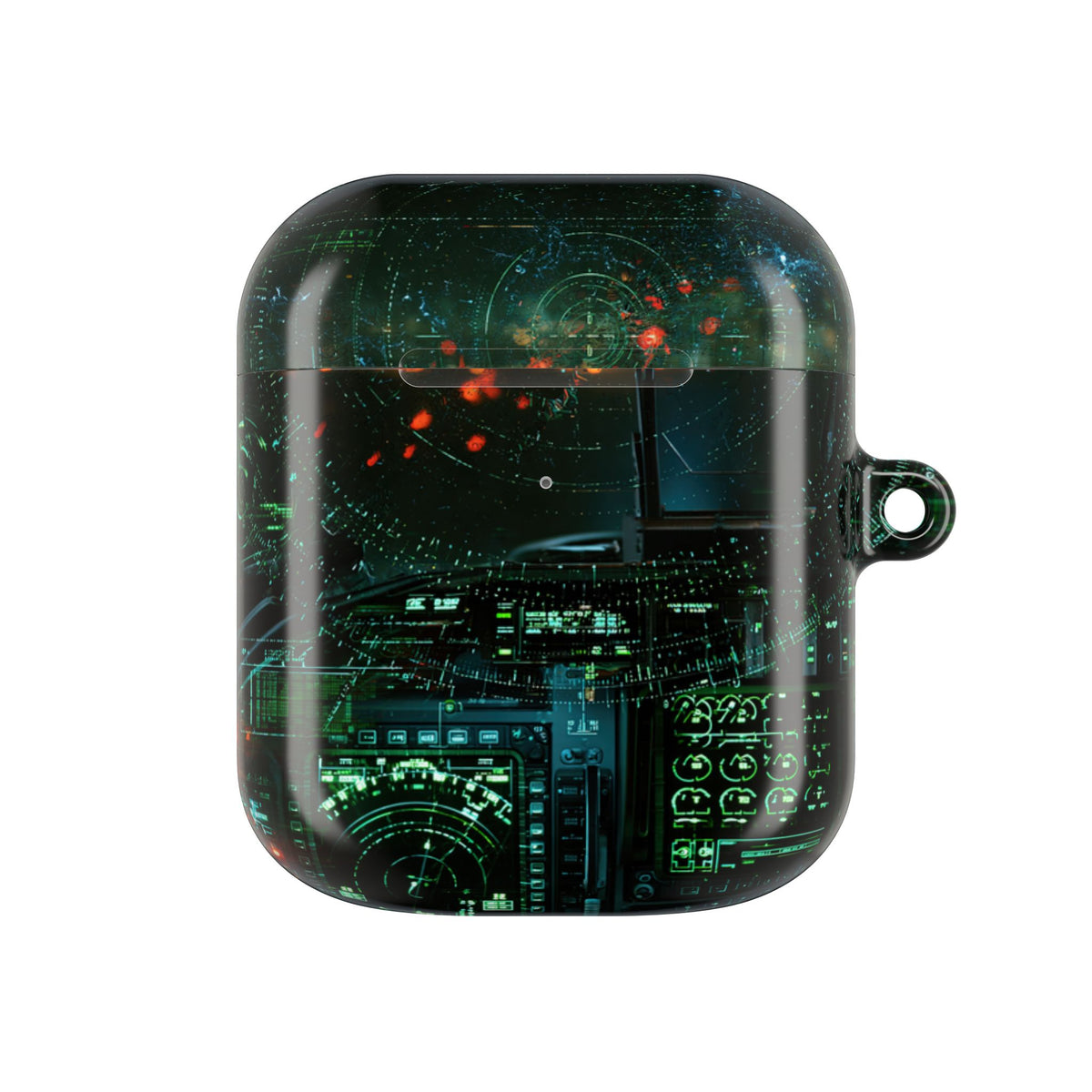 Tactical Avionics HUD · Hard Case for AirPods & AirPods Pro · Green