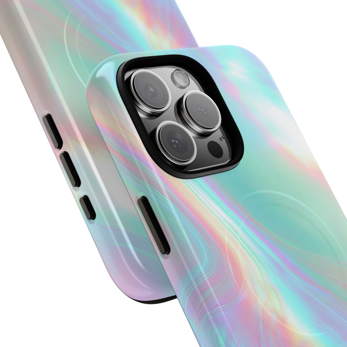 Prismatic Liquid Light · Tough 2.0 Magnetic Phone Case for iPhone · Teal