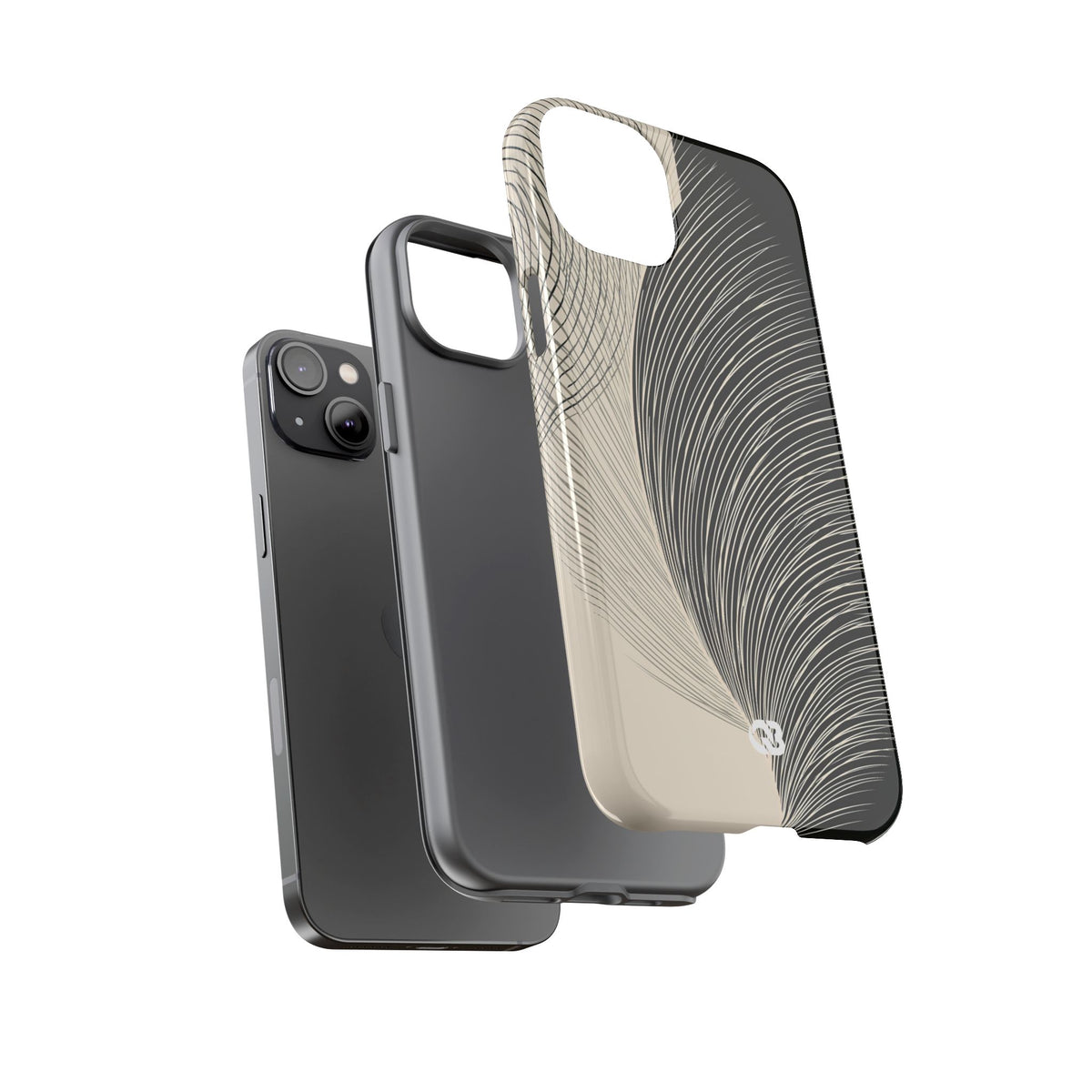 Minimal Frond Study · Tough Phone Case for iPhone · Black