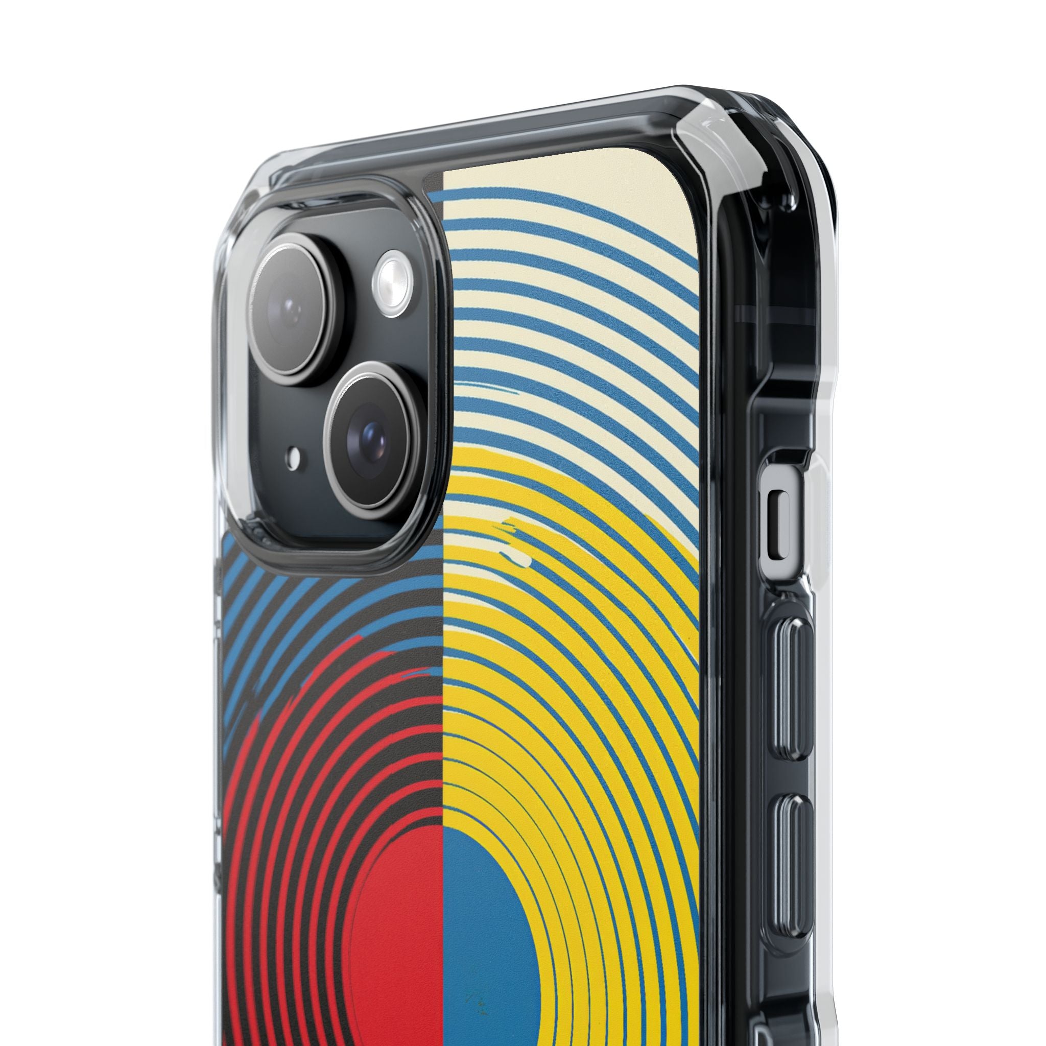Blue Impact MagSafe Phone Case for iPhone - Primary Circuit Orbit