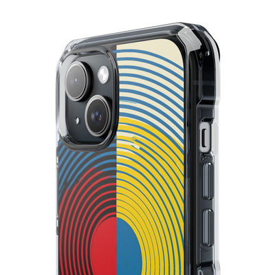 Blue Impact MagSafe Phone Case for iPhone - Primary Circuit Orbit