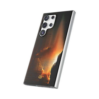 Luminous Grid · Lite Phone Case for Samsung · Black
