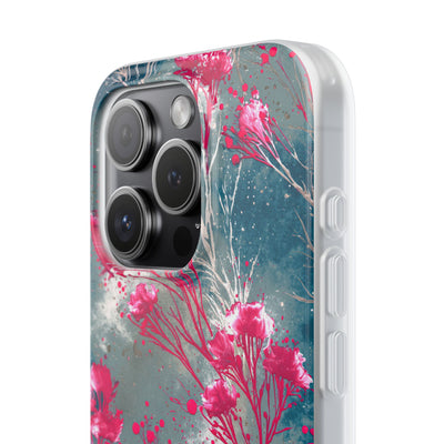 Cyber Blossom · Lite Phone Case for iPhone ·  Teal