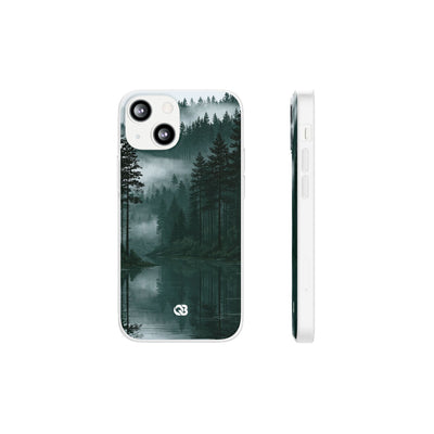 Misty Pine Reflections · Lite Phone Case for iPhone ·  Green